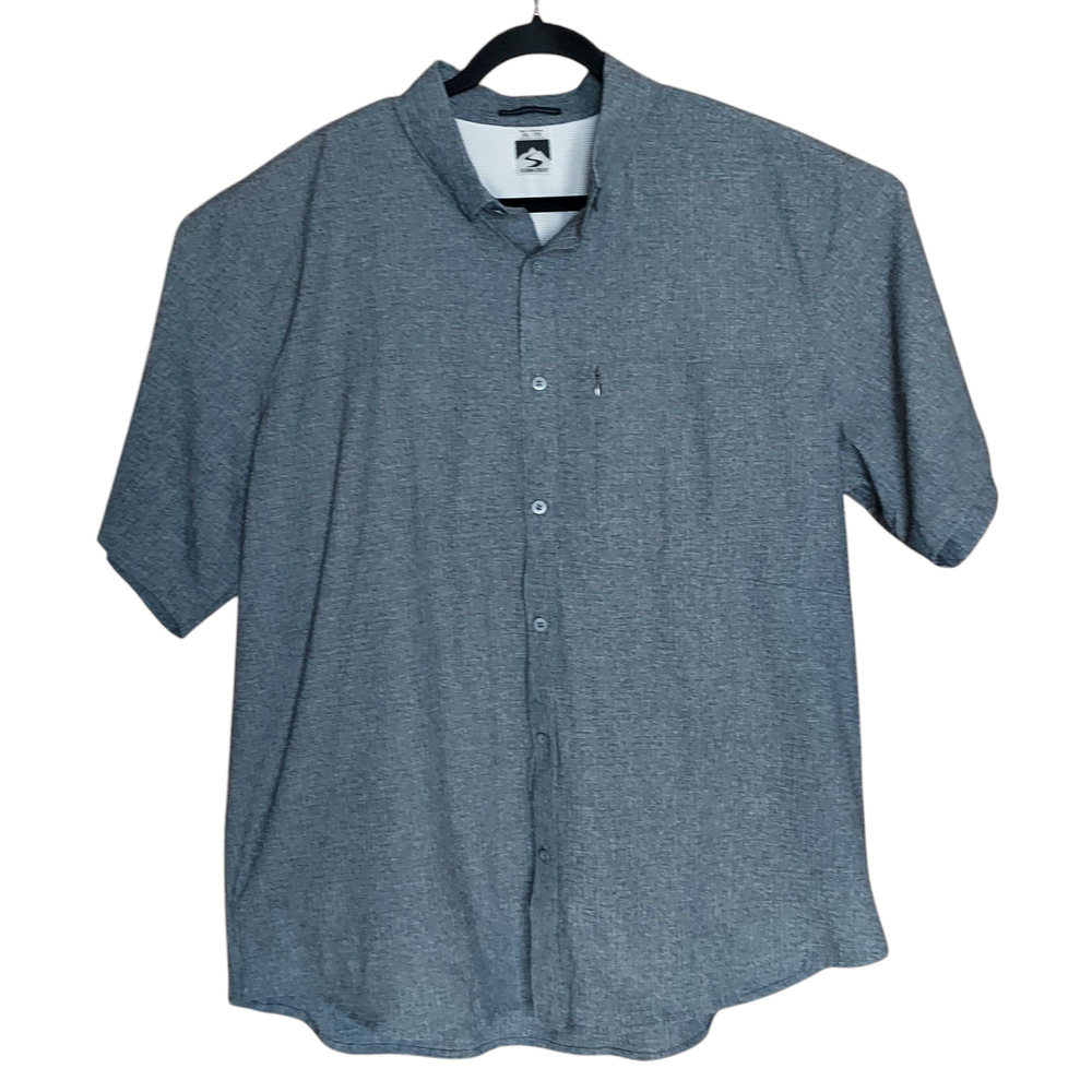 Storm Creek Naturalist Men's 4-Way Stretch Woven S/S Shirt Wrinkle Free Size 2XL